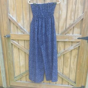 Ladies Dark Blue Jumpsuit